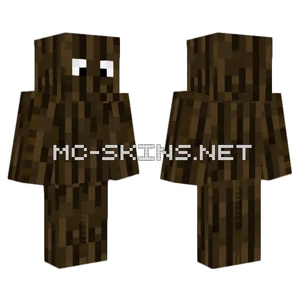 Wooden Creature, front and back