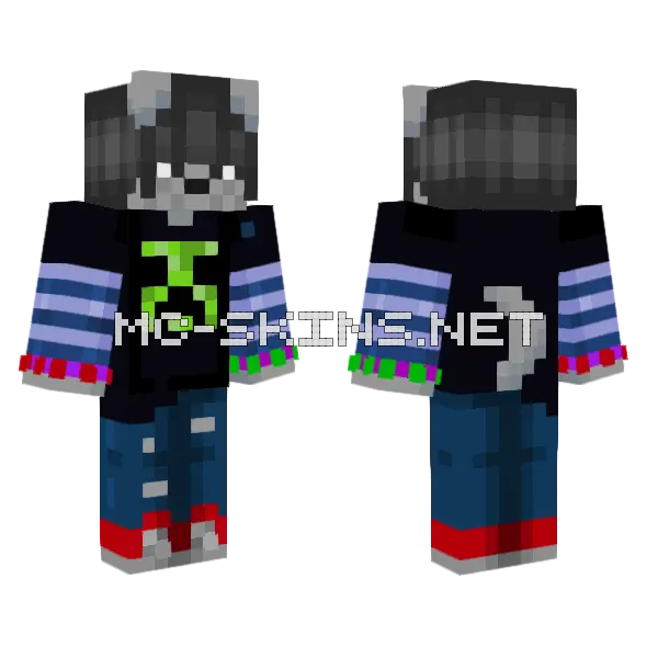 Woooahh Minecraft skin, front and back