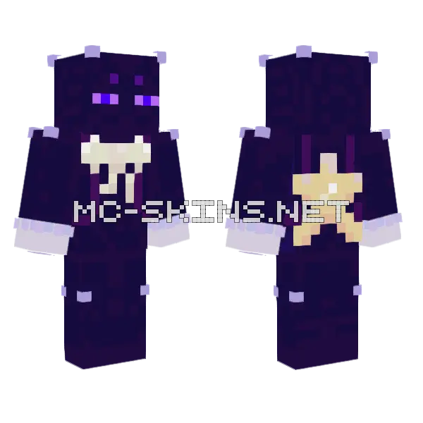 Woop Sona Minecraft skin, front and back