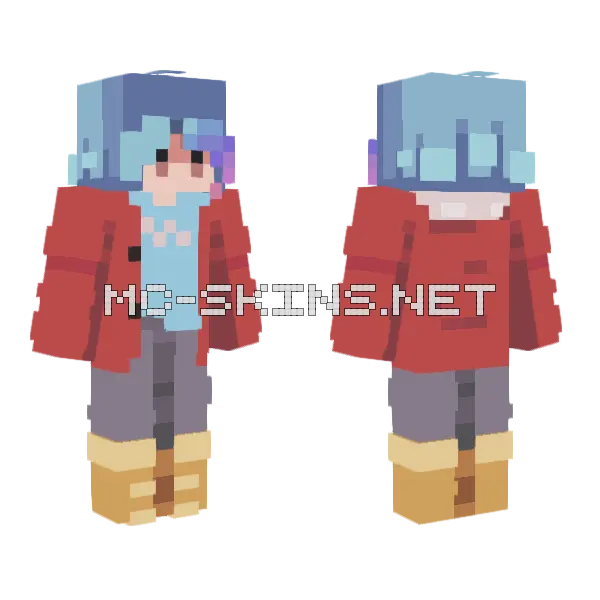 Woosh I Can Read Minds OC Minecraft skin, front and back