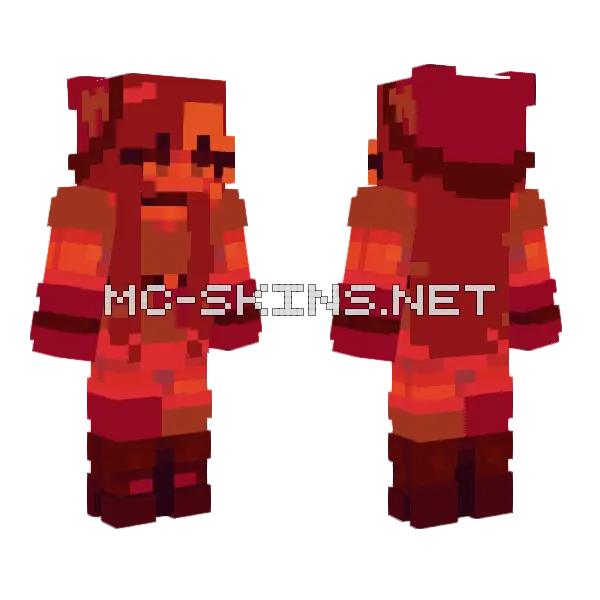 Work In Progress Minecraft skin, front and back