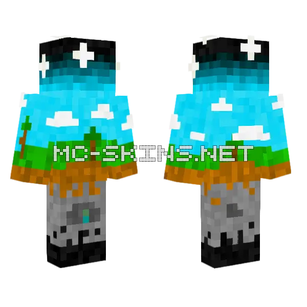 World Skin Minecraft skin, front and back