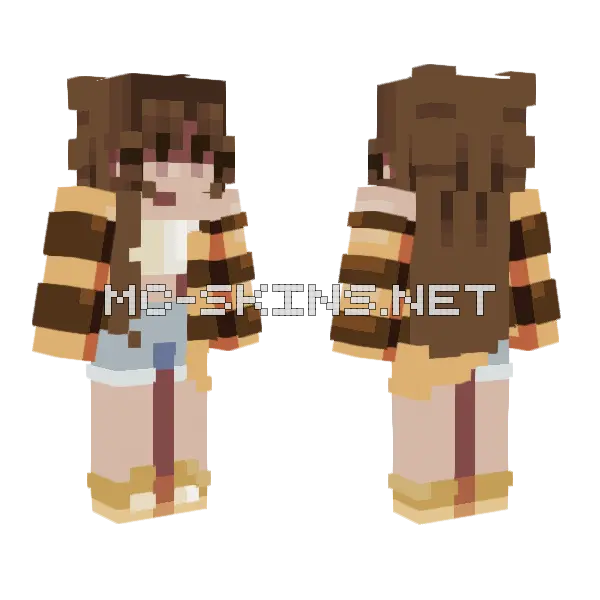 Would I Run Off The World Someday Minecraft skin, front and back