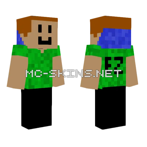 Wow Boy Minecraft skin, front and back