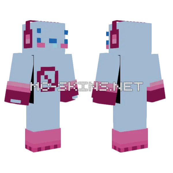 Wowww Minecraft skin, front and back