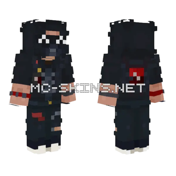 Wrench Skin Minecraft skin, front and back