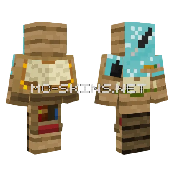 Writing Club Skin Minecraft skin, front and back