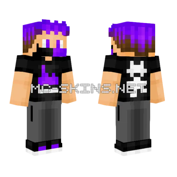 Wub Wub Minecraft skin, front and back