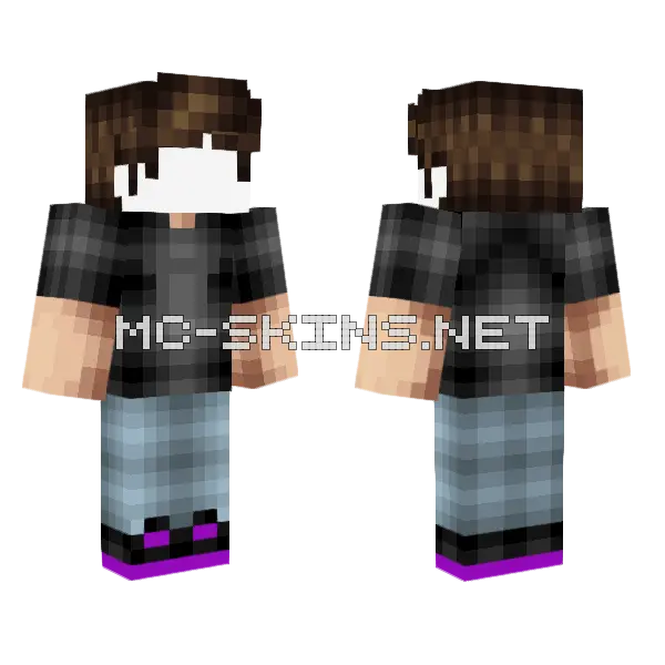 Wut Minecraft skin, front and back