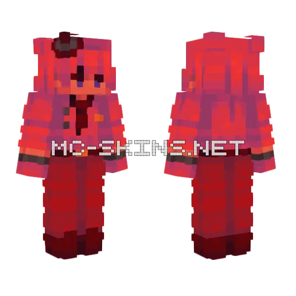Wynther Icicle Lantern Minecraft skin, front and back