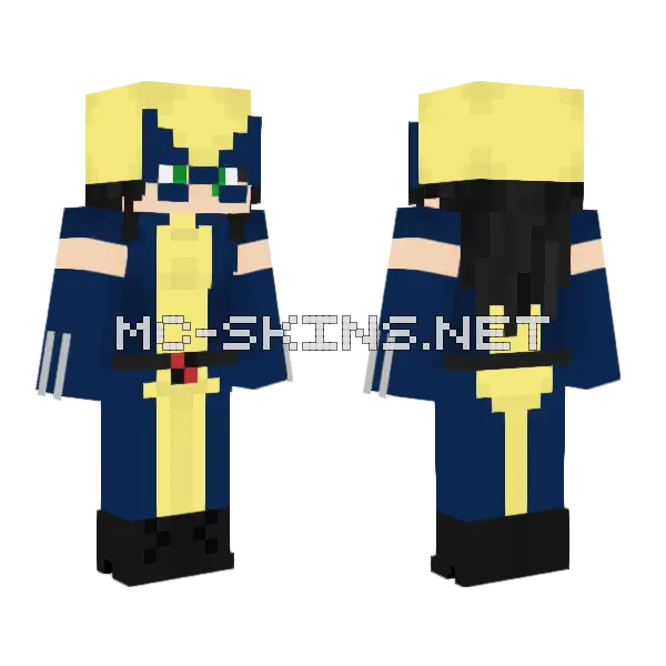 X23 Wolverine Minecraft skin, front and back