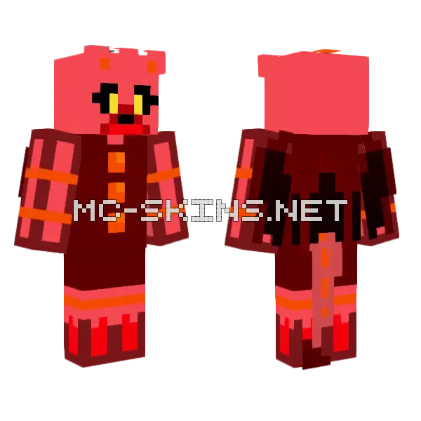 Xangle Monster Skin Minecraft skin, front and back