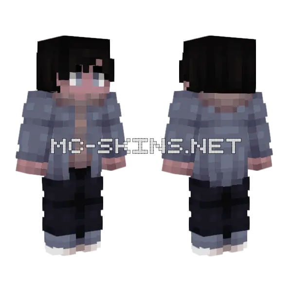 Xen19 Commission Skin Minecraft skin, front and back