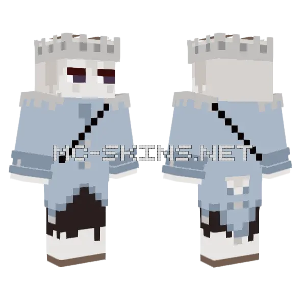 Xenini Minecraft skin, front and back