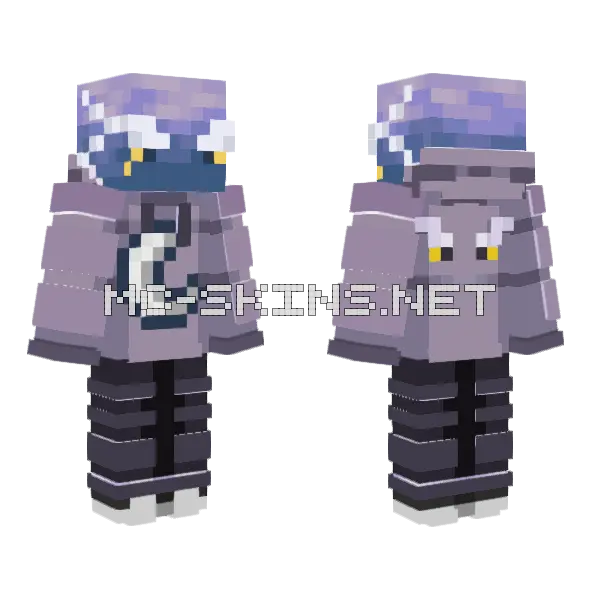 Xffr Robot Minecraft skin, front and back
