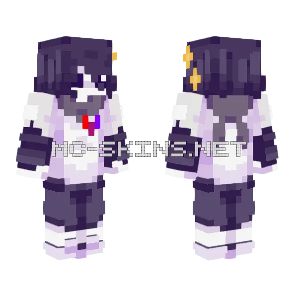 Xfrisk Edited Minecraft skin, front and back