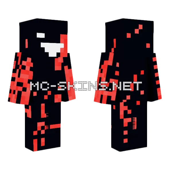 Xgggh J Chvg Minecraft skin, front and back