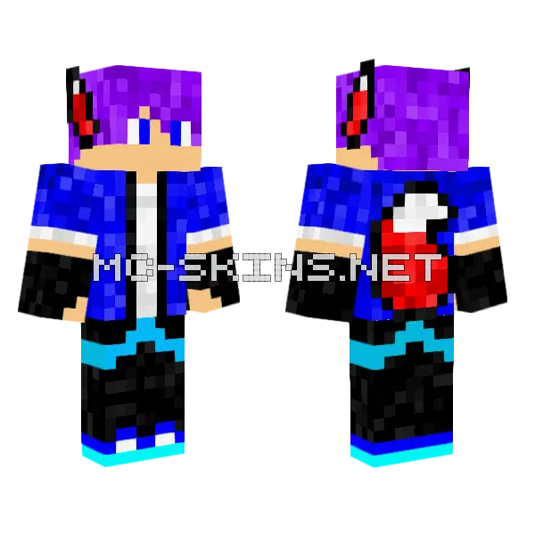 Xgreecolekillx 1 Minecraft skin, front and back