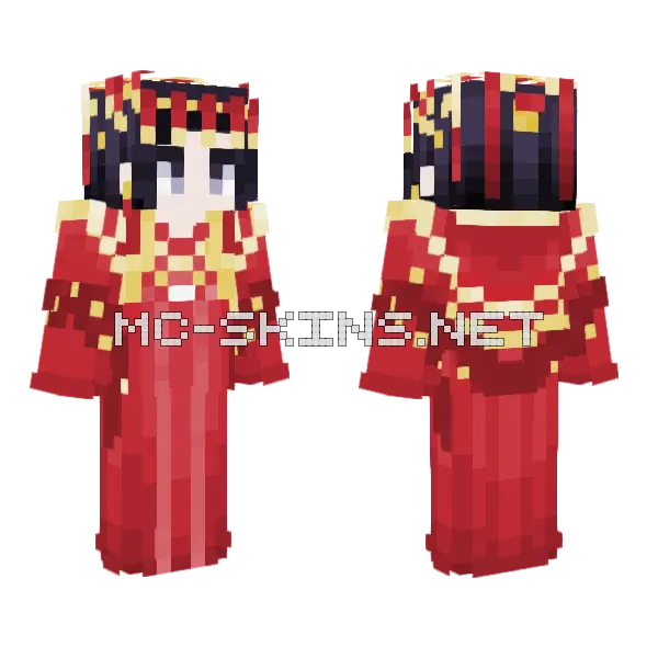 Xiao Yao Wedding Lost You Minecraft skin, front and back