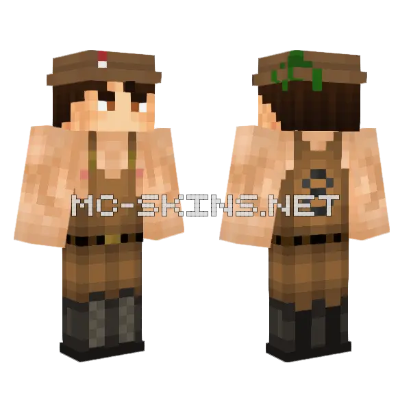 Xjosuegutt Agrnomo Minecraft skin, front and back
