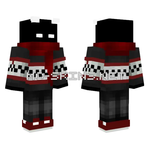 Xmas Tripple27 Minecraft skin, front and back