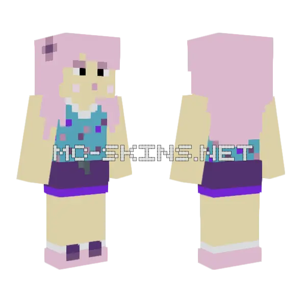 Xogabi Minecraft skin, front and back