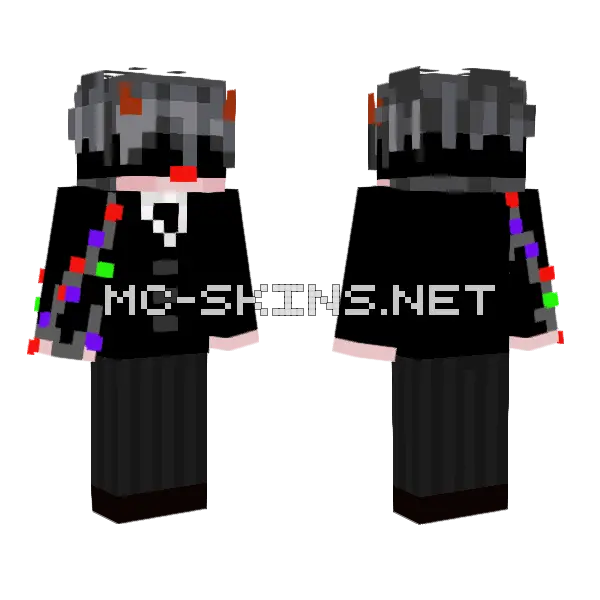 Xxvernxx Skin Christmas Minecraft skin, front and back