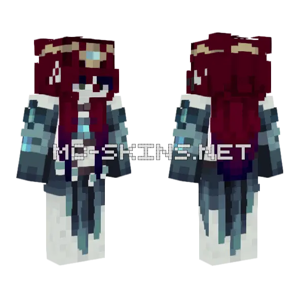 Xyra Two Minecraft skin, front and back