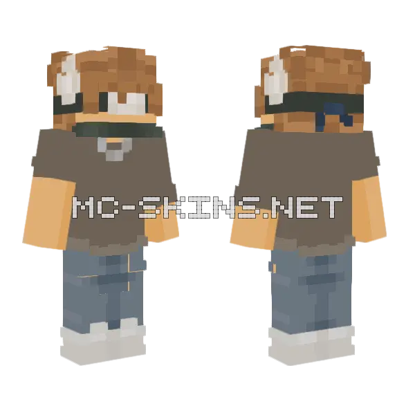 Yaboicrazy Improved Skin Minecraft skin, front and back