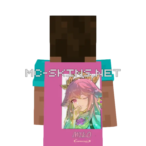 Yae Miko Armor cape, outside and lining