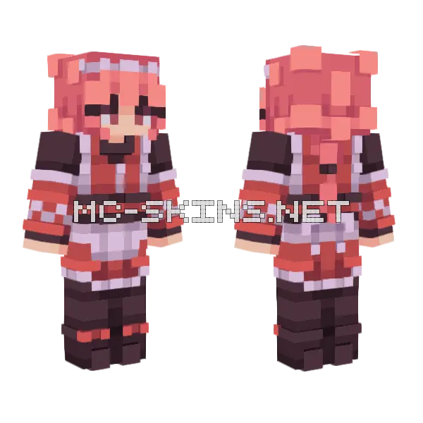 Yae Tenzen Minecraft skin, front and back