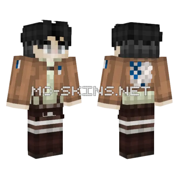 Yah Minecraft skin, front and back