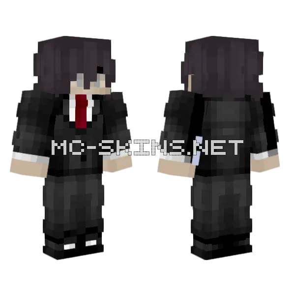Yah Suit Skin Minecraft skin, front and back