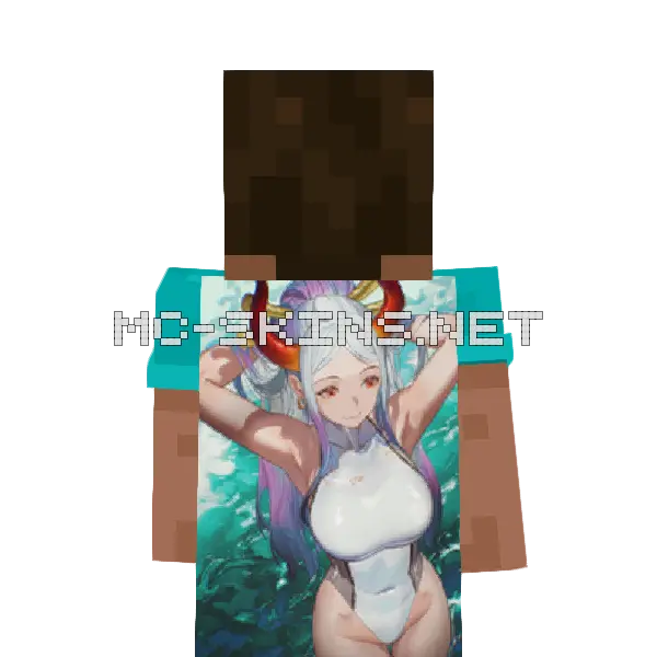 Yamato Swimsuit cape, outside and lining