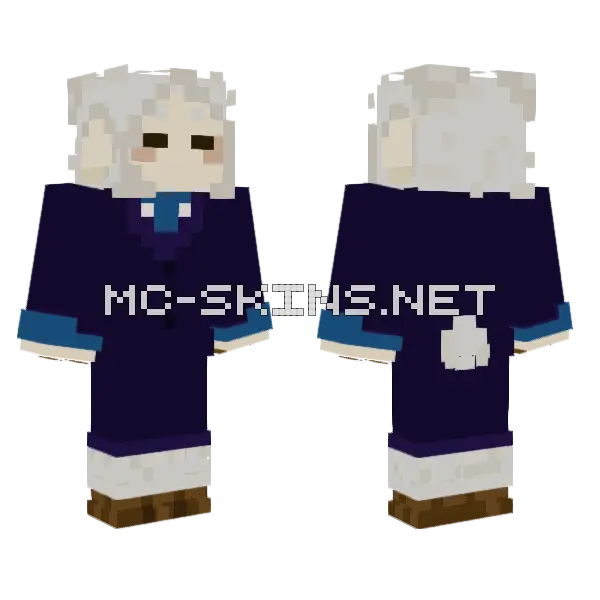 Yannydaww Minecraft skin, front and back