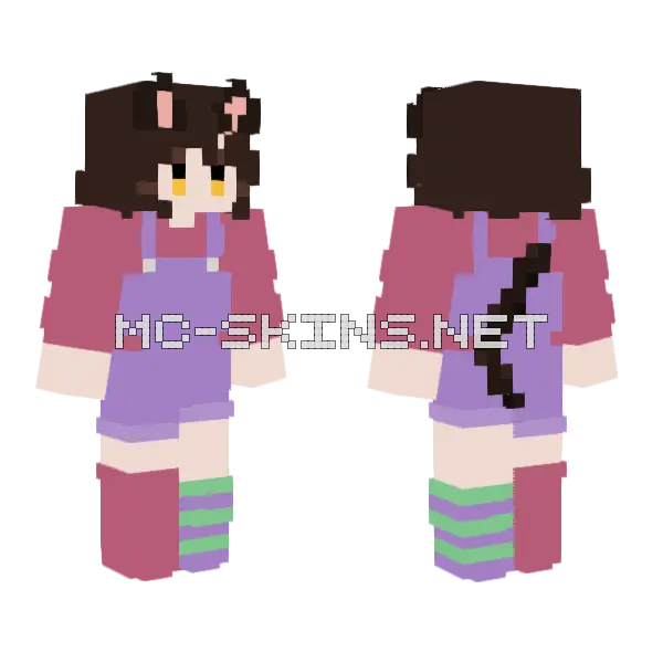 Yarn Trade Minecraft skin, front and back