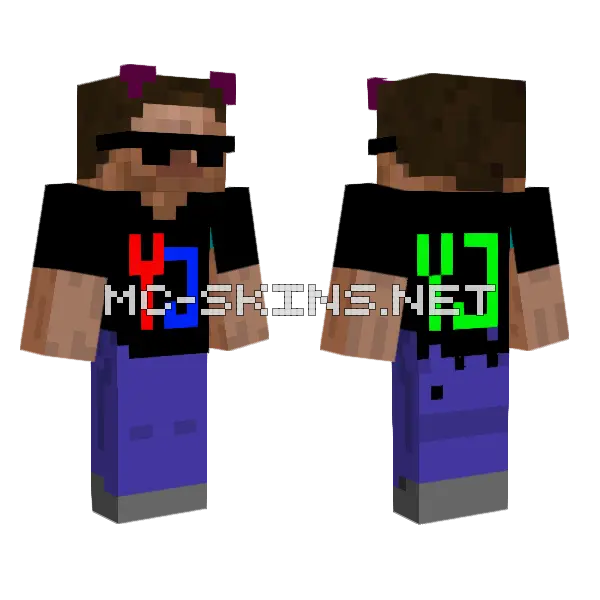 Yash7raj123 Boy Skin Minecraft skin, front and back