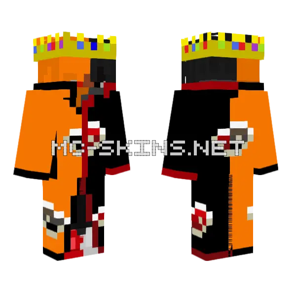 Yashumaki03 Halloween Minecraft skin, front and back