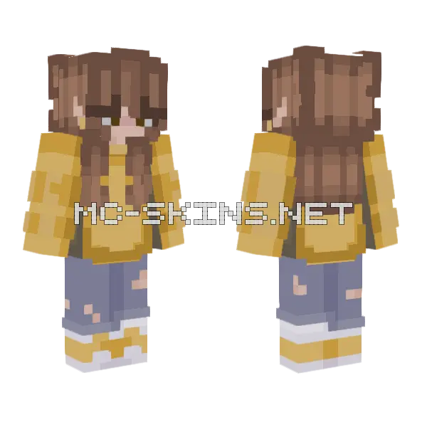 Yass Skin Minecraft skin, front and back