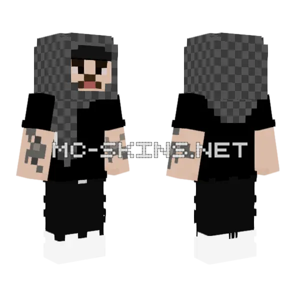 Yeat Skin Minecraft skin, front and back