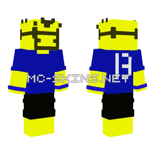 Yellow and Blue Robot, front and back