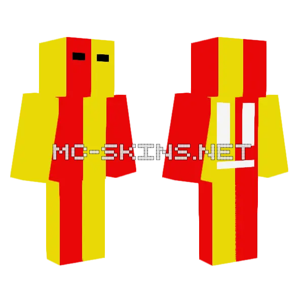 Yellow and Red Jester, front and back