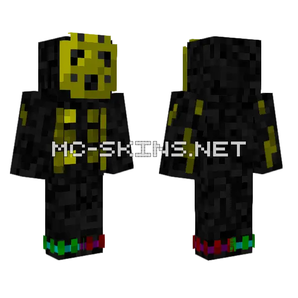 Yellow Minecraft skin, front and back