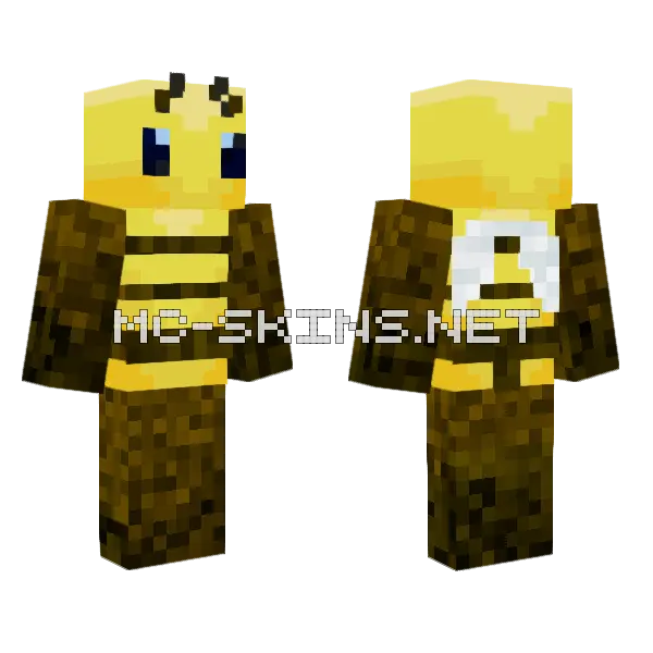Yellow Bee Suit, front and back