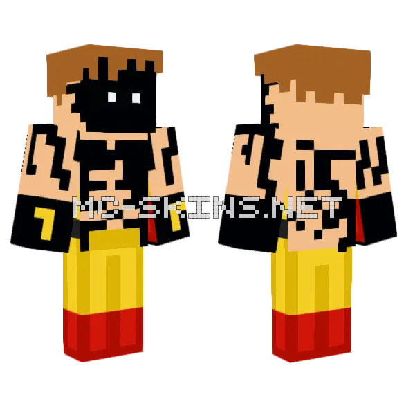 Yellow Cape Hero, front and back