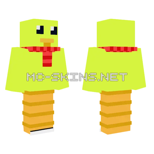 Yellow Chick, front and back
