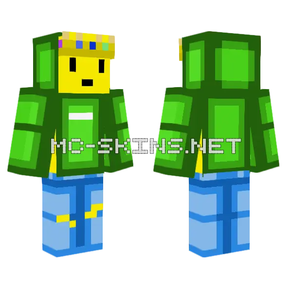 Yellow Creature Outfit, front and back