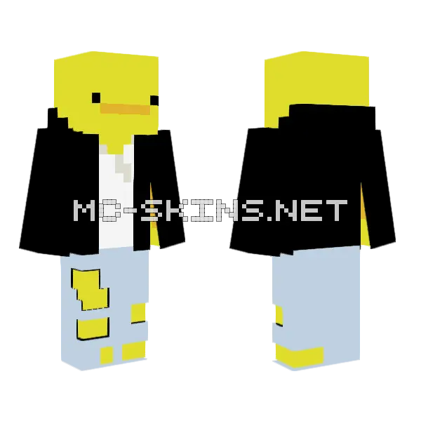 Yellow Duck Hat, front and back