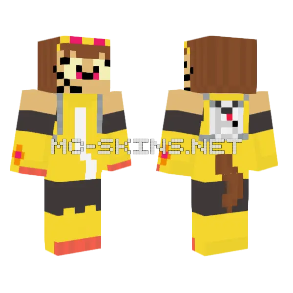 Yellow Duck Outfit, front and back