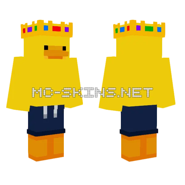 Yellow Duck Suit, front and back
